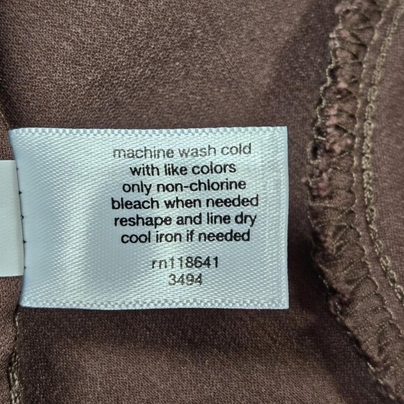 Lane Bryant Four Season Straight Pants Women’s Size 22L – Dark Brown Stretch - Picture 12 of 12